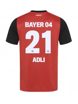 Bayer Leverkusen Amine Adli #21 Replika Hemmakläder 2024-25 Kortärmad